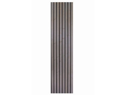 Akustikpaneel HydroLine, Thermofichte basaltgrau geölt, 2380x561x25 mm, massiv