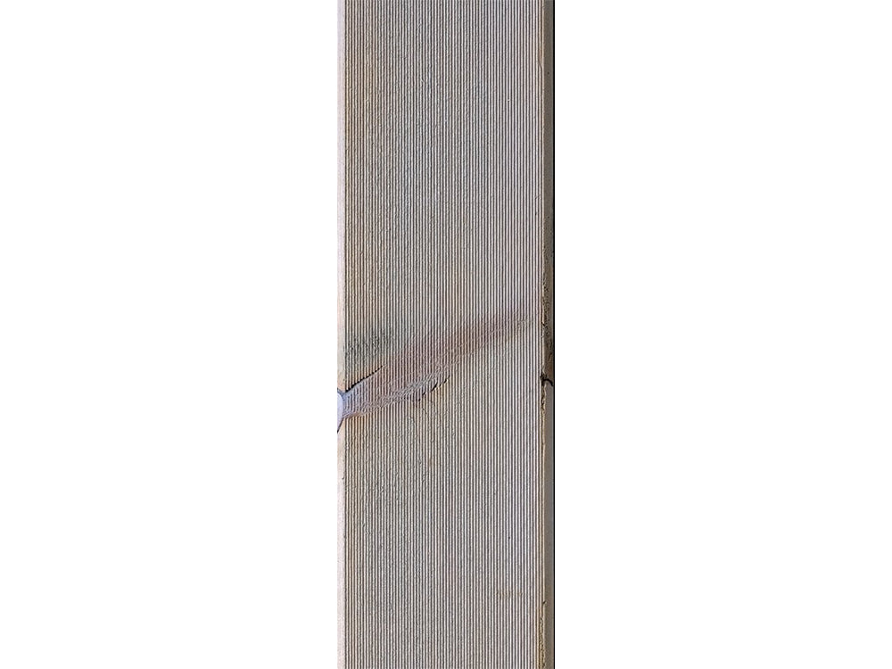 Akustikpaneel HydroLine, Thermofichte basaltgrau geölt, 2380x561x25 mm, massiv