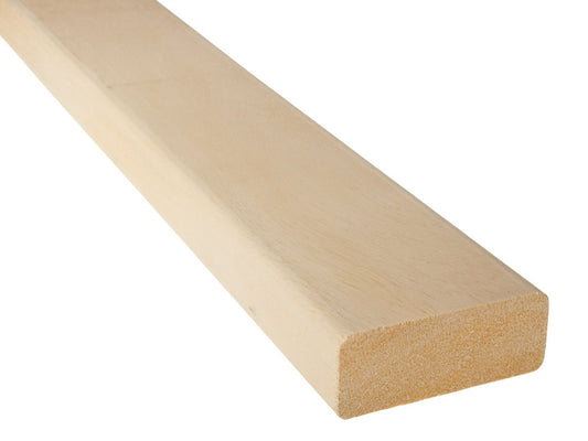 Abachi Saunabanklatten, 28x80 mm, unbehandelt, gehobelt