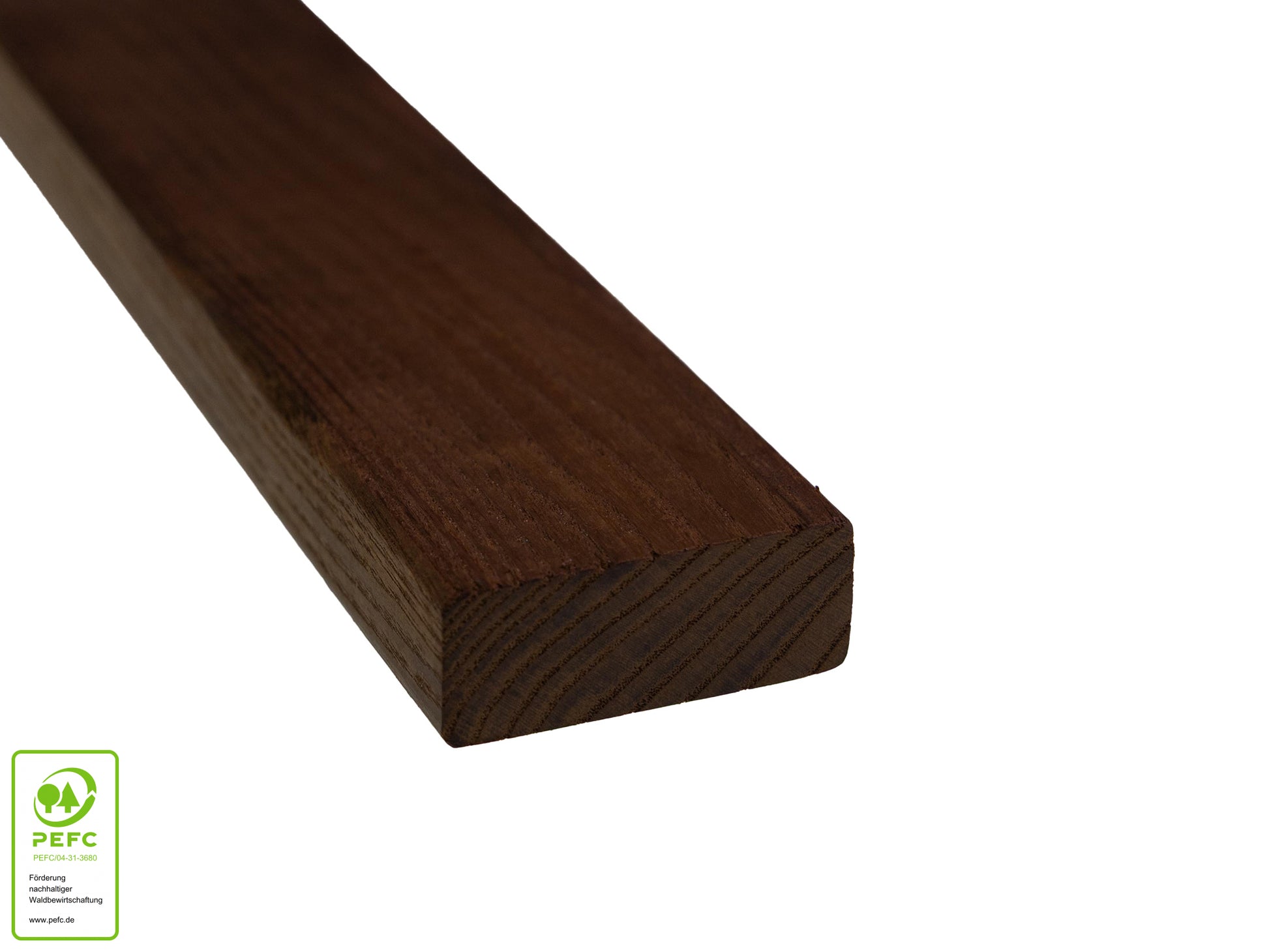 Thermoesche Leisten, 20×50mm, 4-seitig glatt gehobelt, mit Microfase