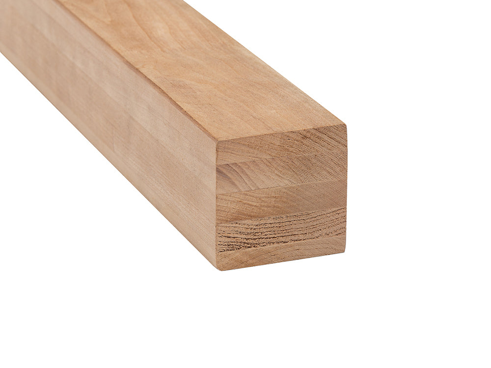 Thermoespe Kanteln, 60x60 mm, ideal für den Saunabau, mehrfach verleimt, gehobelt