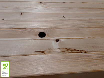 Kanadische Lärche Konstruktionsholz, 45x70 mm, KD, 4-seitig glatt