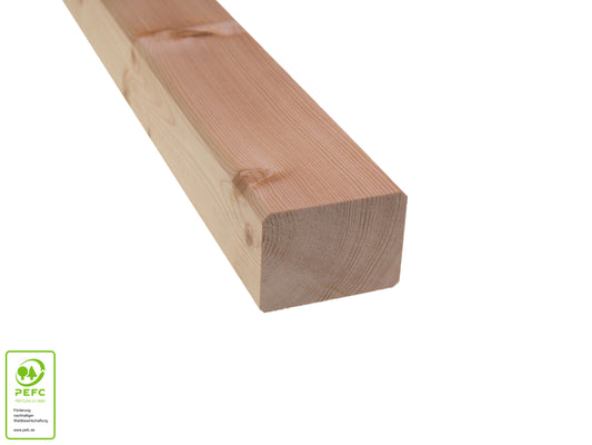 Kanadische Douglasie Konstruktionsholz, 45x60 mm, KD, 4-seitig glatt