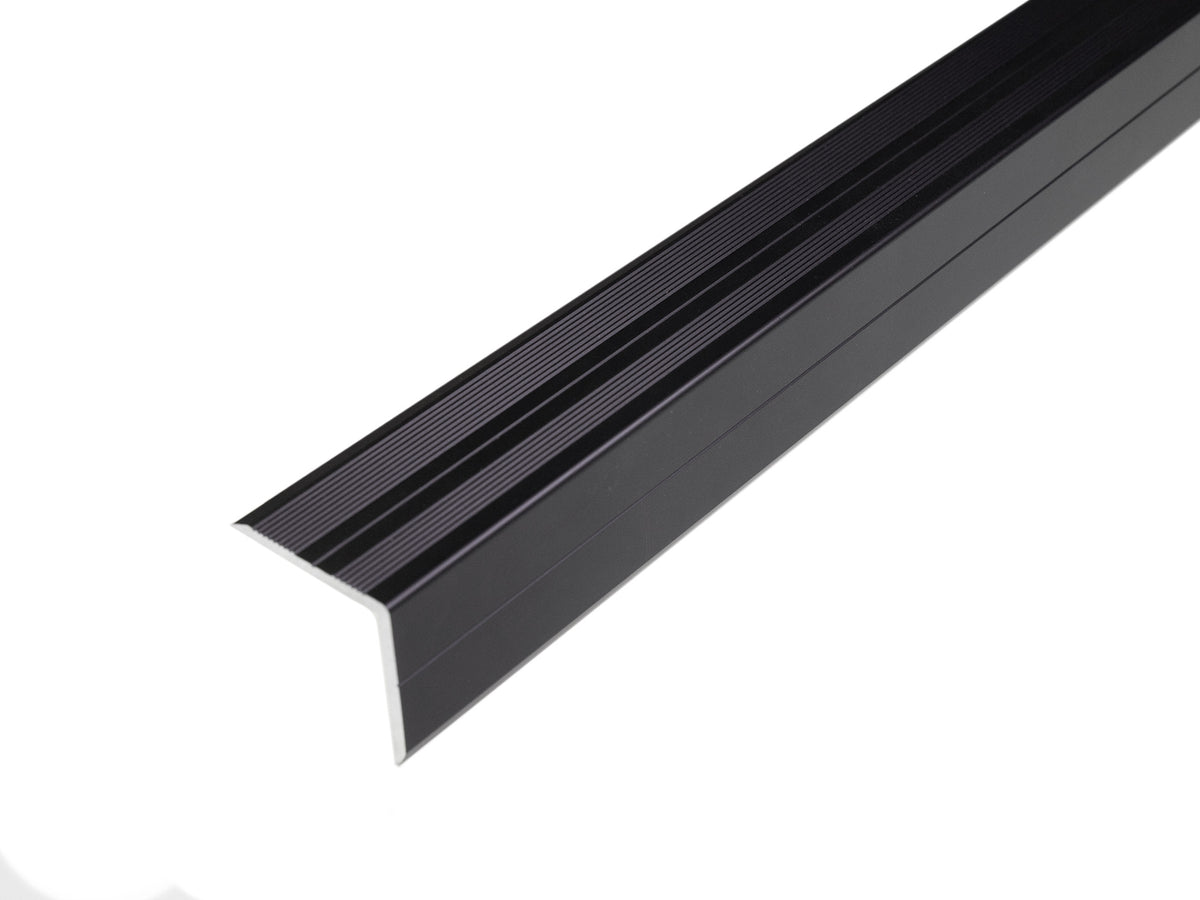KAHRS Abschlusswinkel, Aluminium, 40x40 mm, schwarz eloxiert