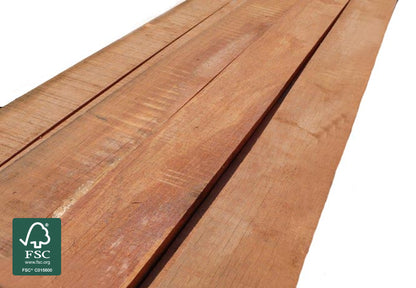 60x150 mm Bongossi Schnittholz, AD *FAS*, sägerau, grob gekappt