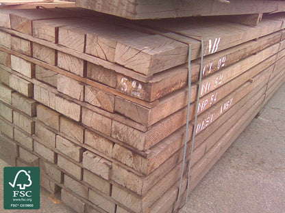 60x250 mm Bongossi Schnittholz, AD *FAS*, sägerau, grob gekappt